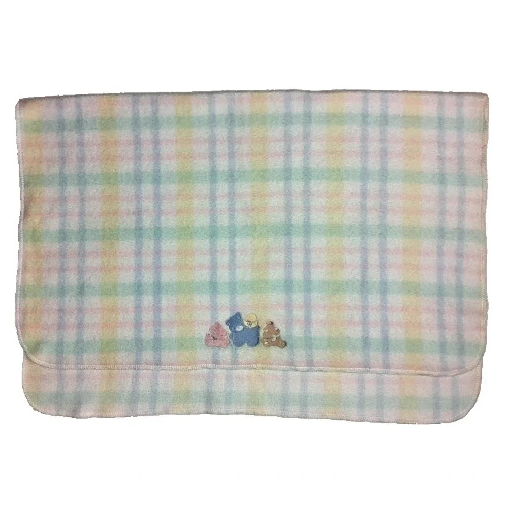Koala Baby Unisex Fleece Plaid Blanket Bunny Bear Duck Puppy Babies R Us Pastel